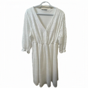 WHITE Crochet Dress